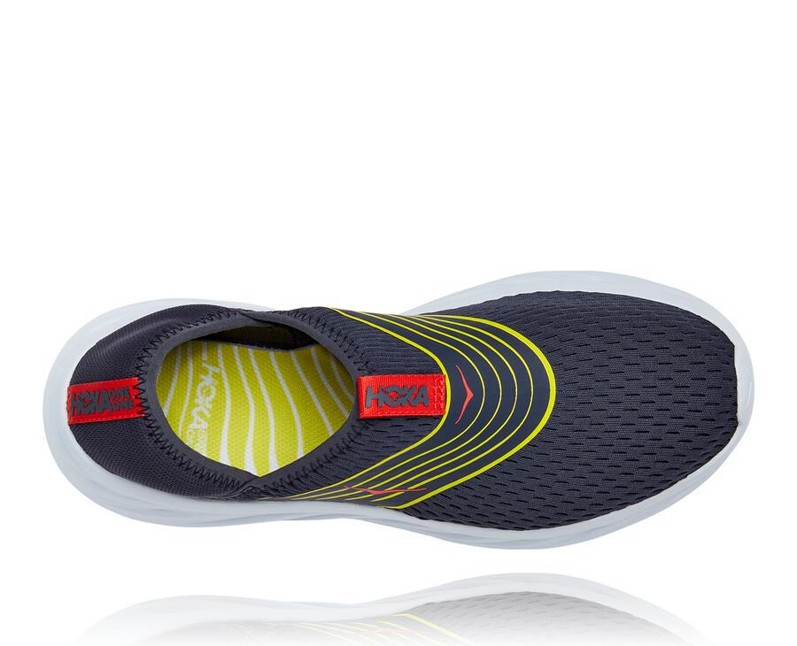 Hoka One One Sandalet Erkek Lacivert/Beyaz - Ora Recovery - ES2506419